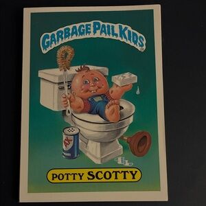 Garbage Pail kids Potty Scotty